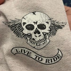 M.J. SOFFE live to ride pale pink sweatpants